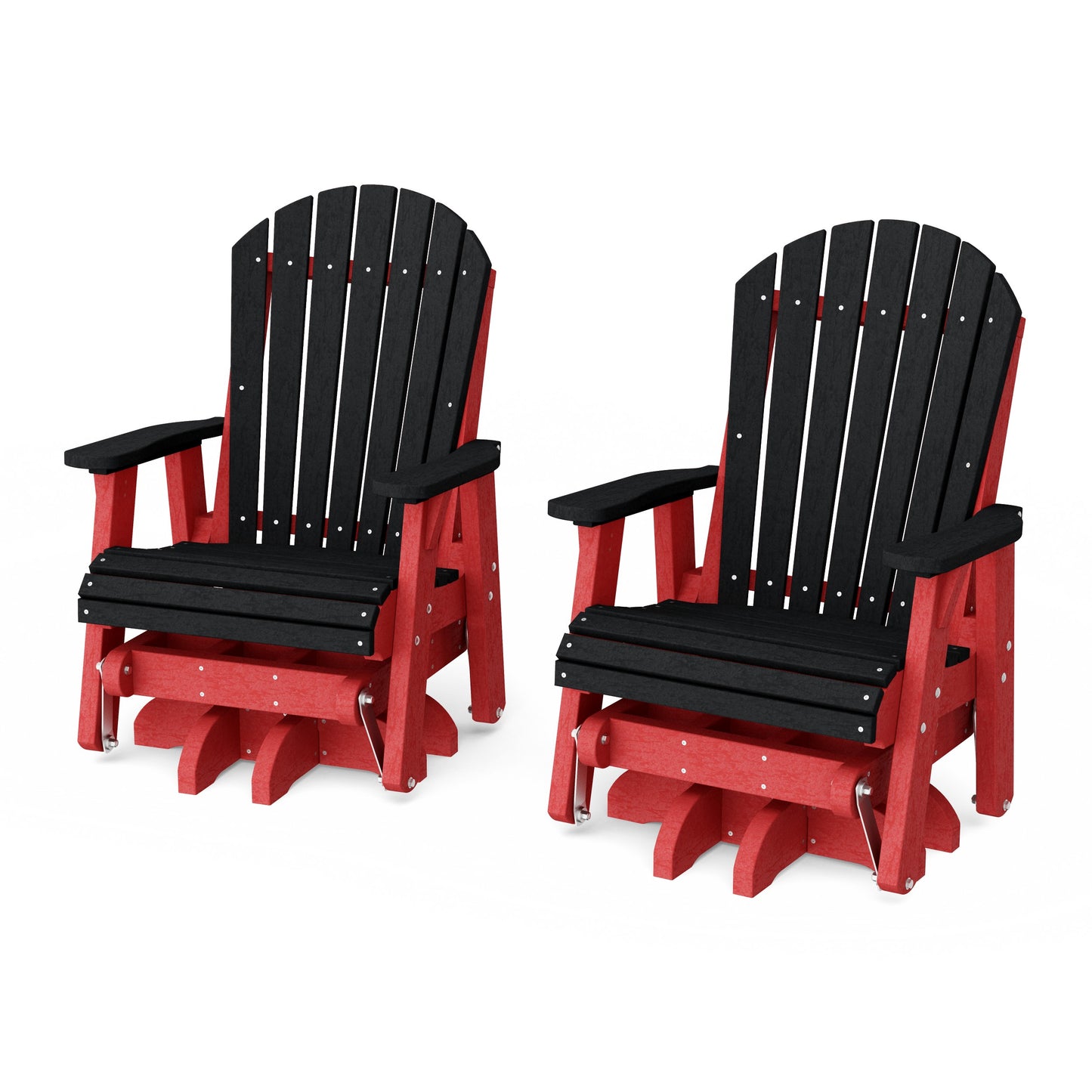Heritage Adirondack Swivel Glider Chair Set of 2