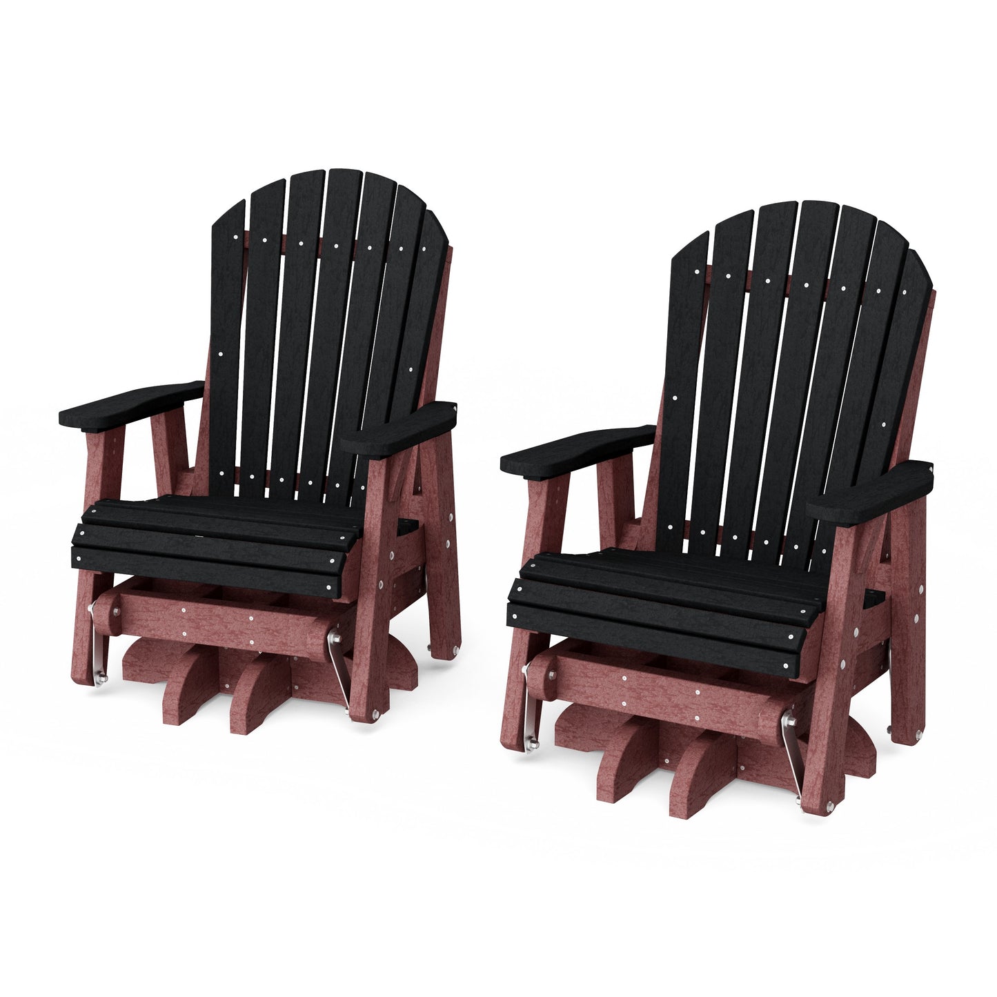 Heritage Adirondack Swivel Glider Chair Set of 2