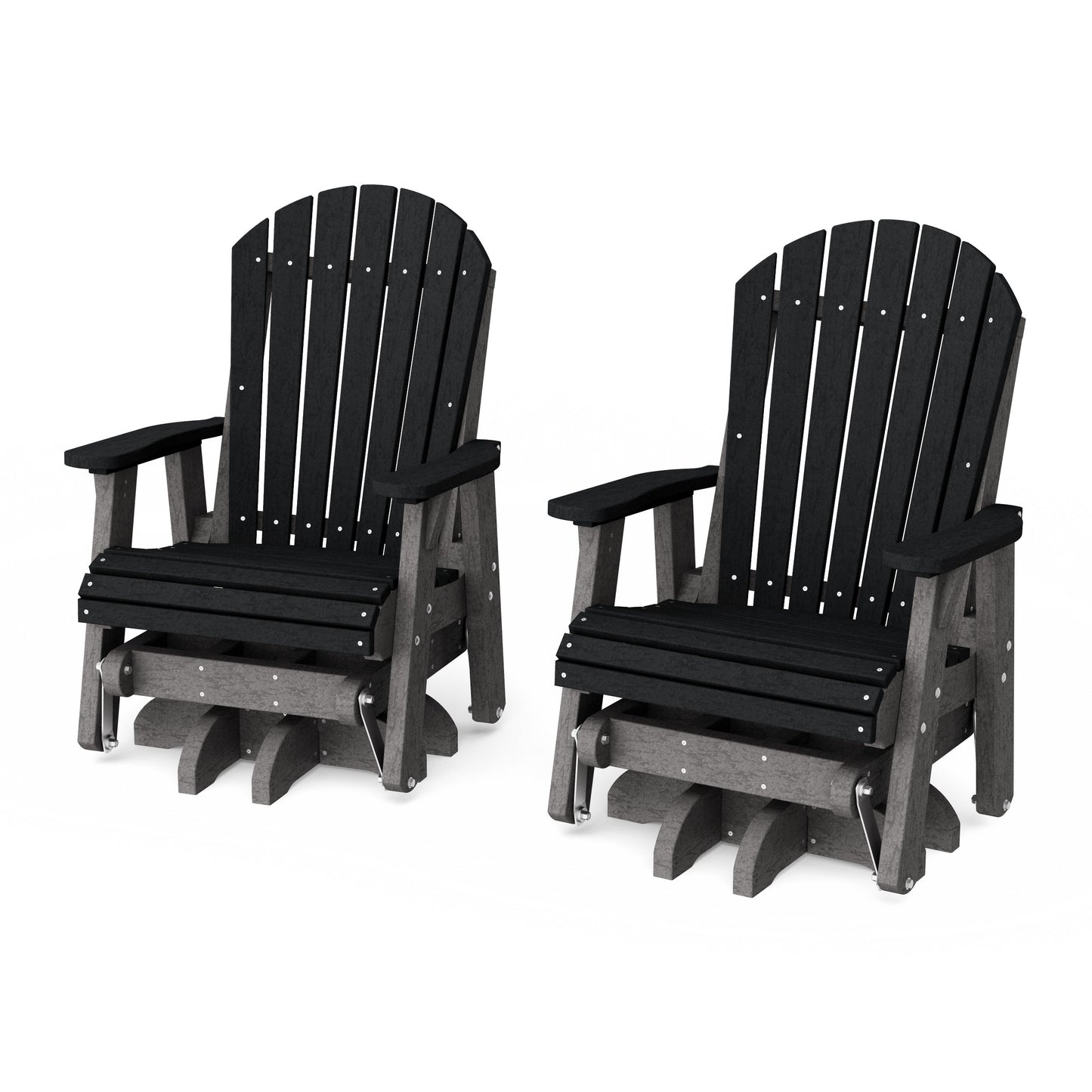 Heritage Adirondack Swivel Glider Chair Set of 2
