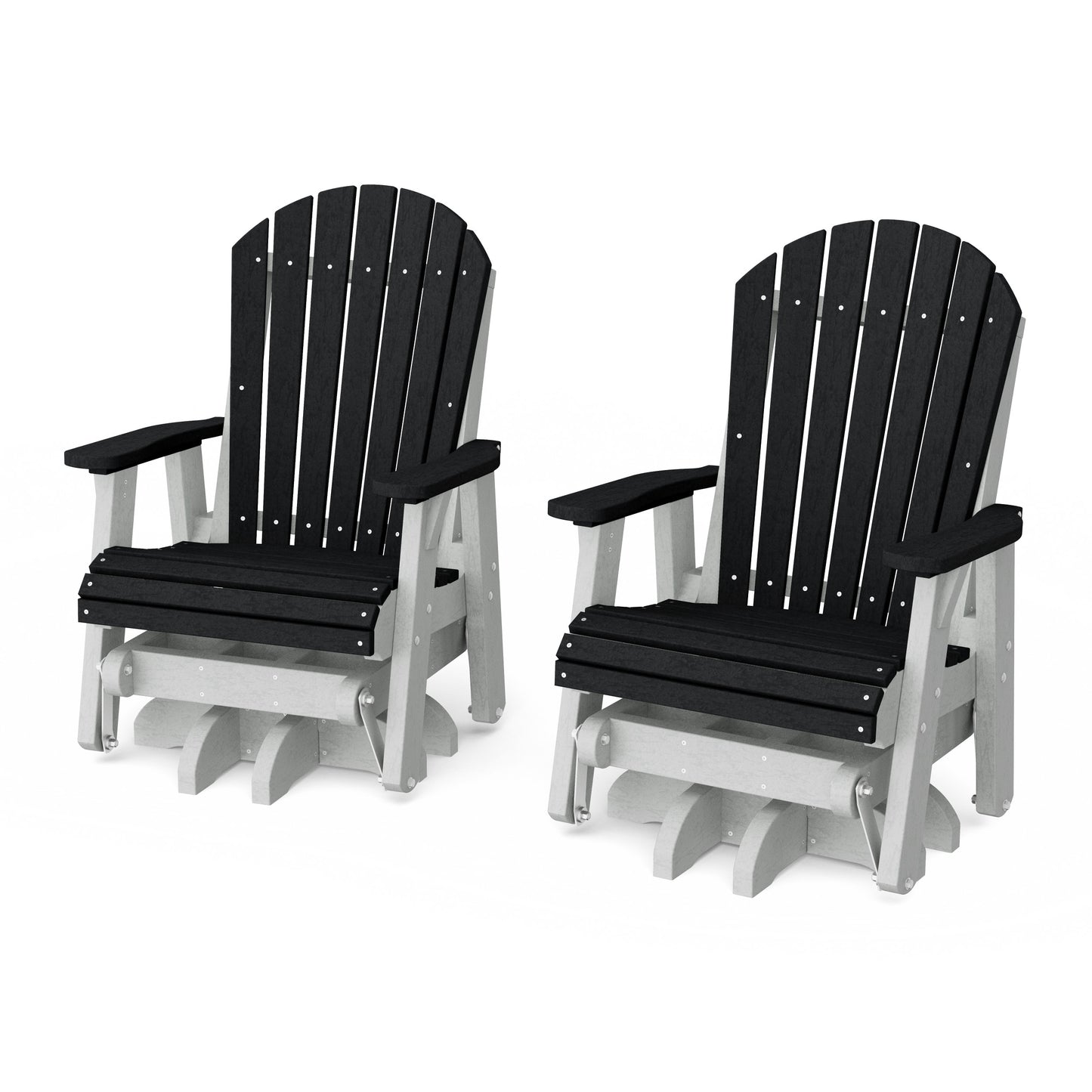 Heritage Adirondack Swivel Glider Chair Set of 2