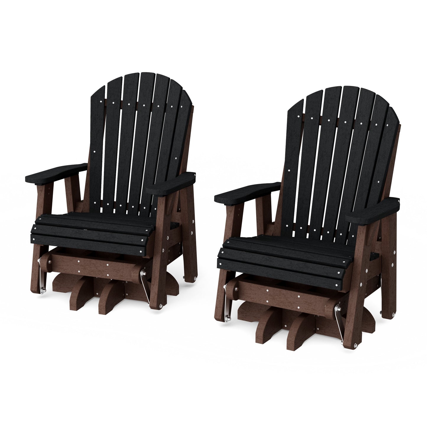 Heritage Adirondack Swivel Glider Chair Set of 2