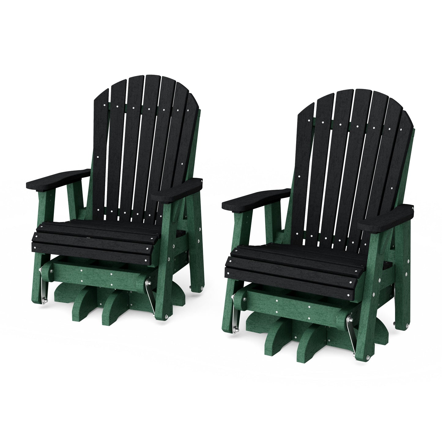 Heritage Adirondack Swivel Glider Chair Set of 2