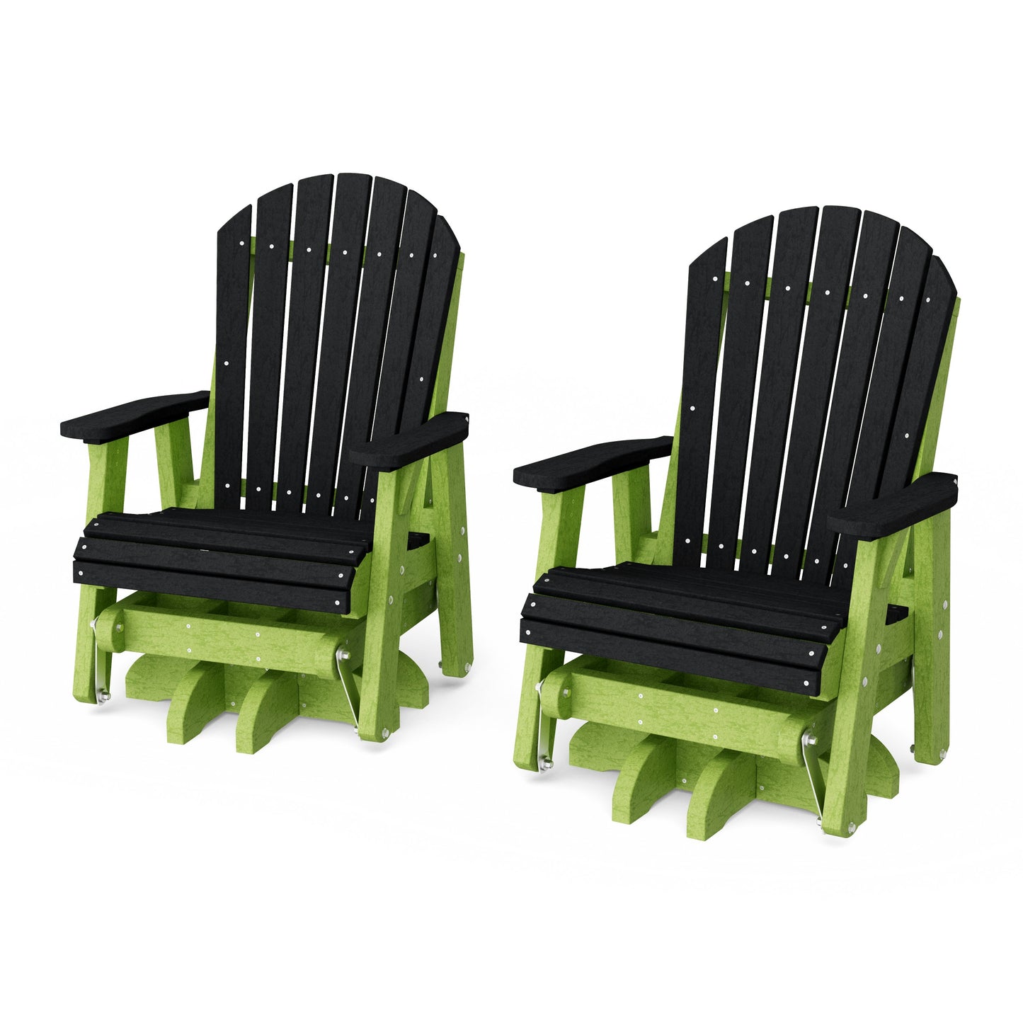 Heritage Adirondack Swivel Glider Chair Set of 2