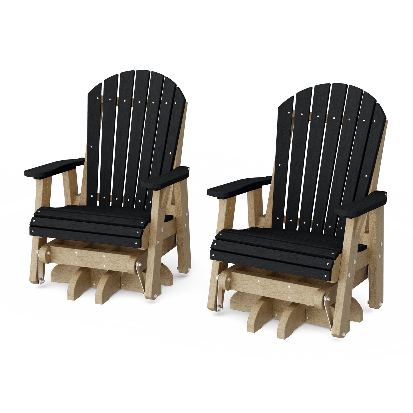 Heritage Adirondack Swivel Glider Chair Set of 2