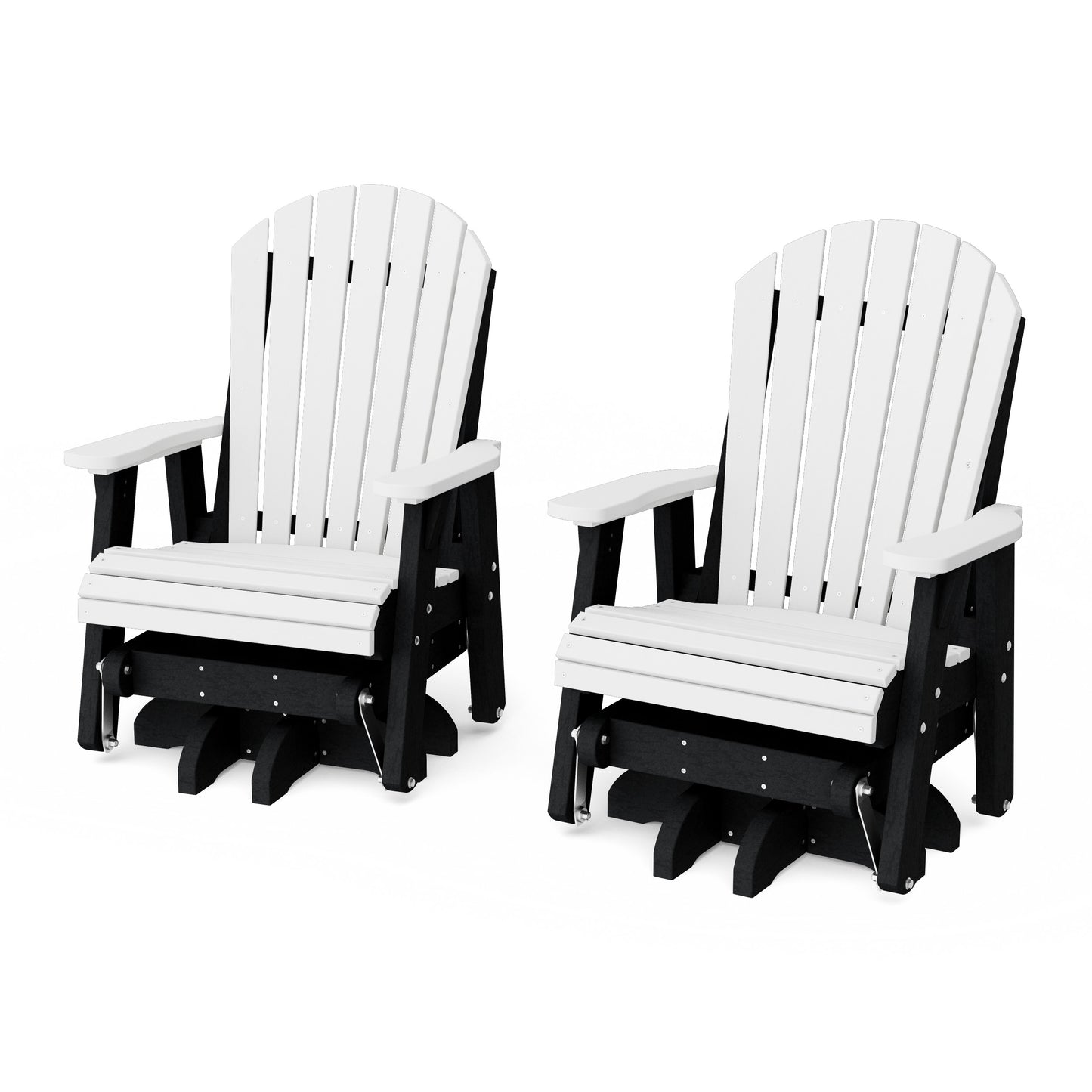 Heritage Adirondack Swivel Glider Chair Set of 2