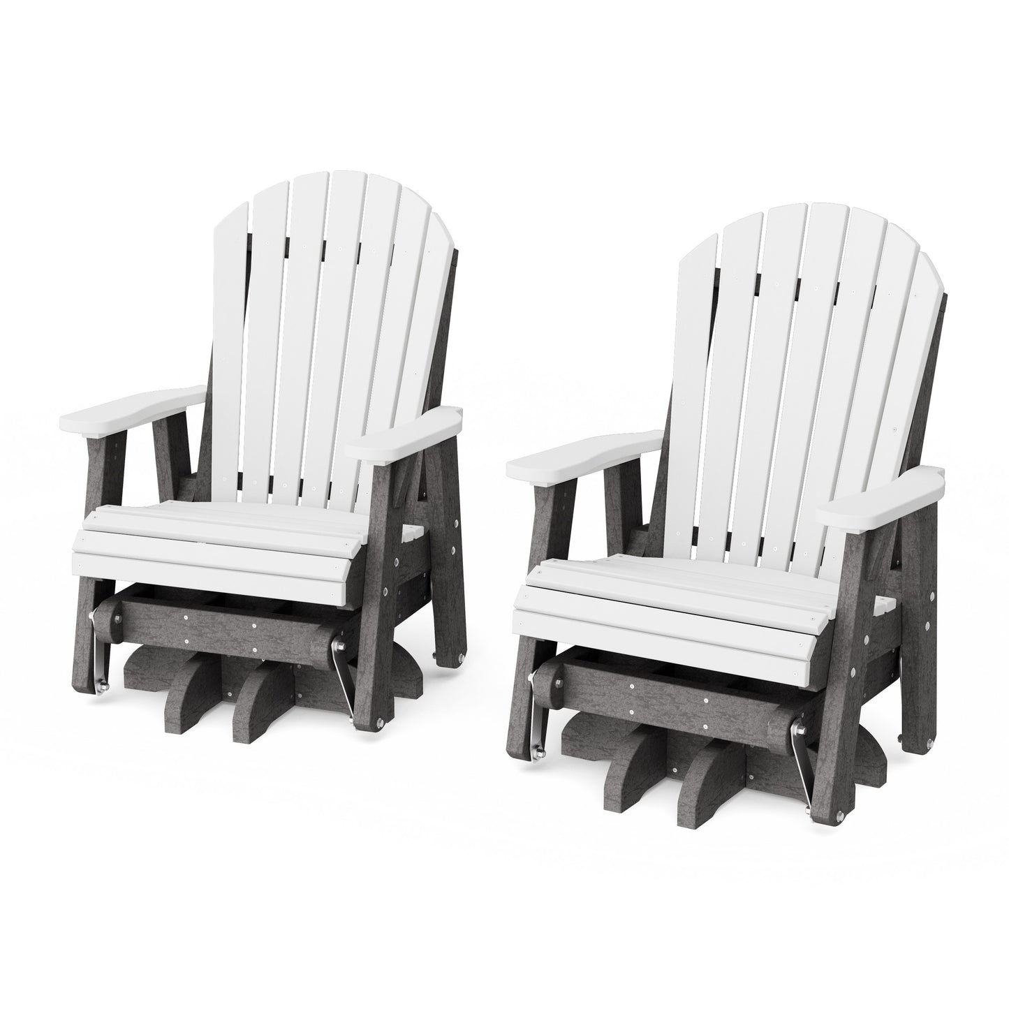 Heritage Adirondack Swivel Glider Chair Set of 2