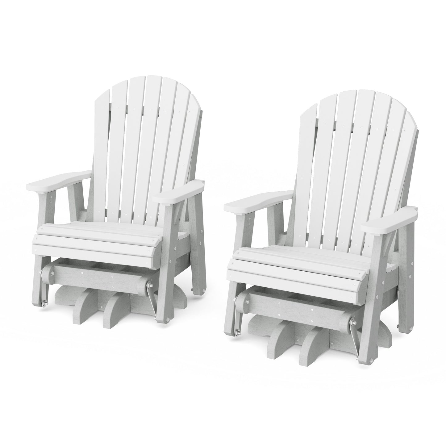 Heritage Adirondack Swivel Glider Chair Set of 2