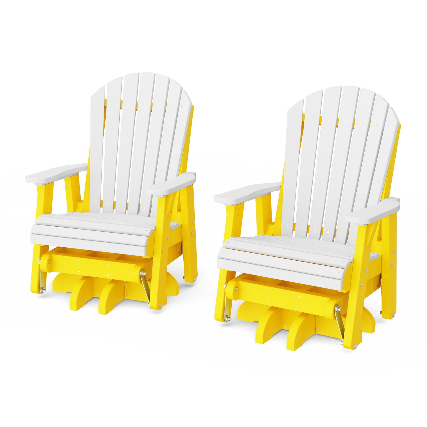 Heritage Adirondack Swivel Glider Chair Set of 2