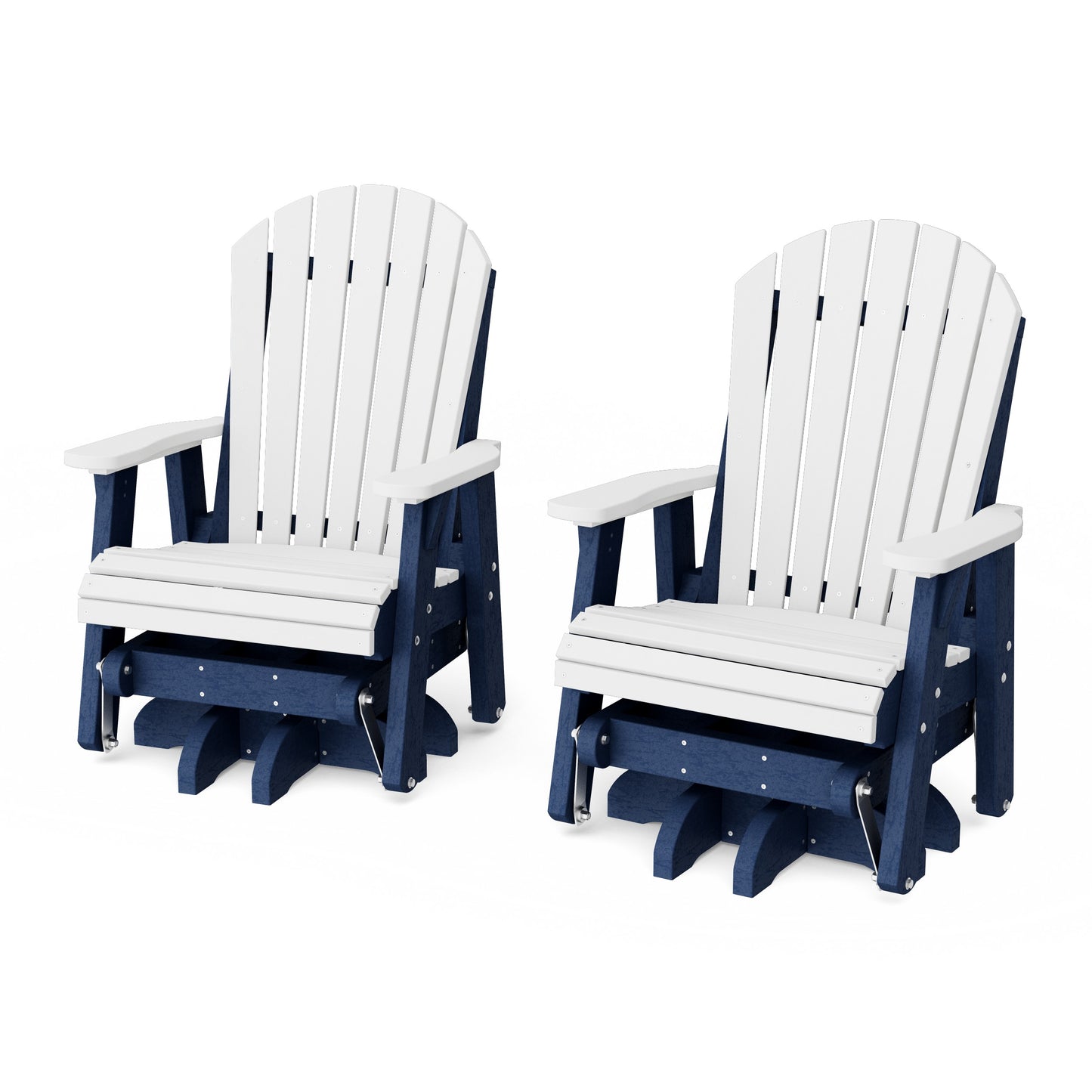 Heritage Adirondack Swivel Glider Chair Set of 2