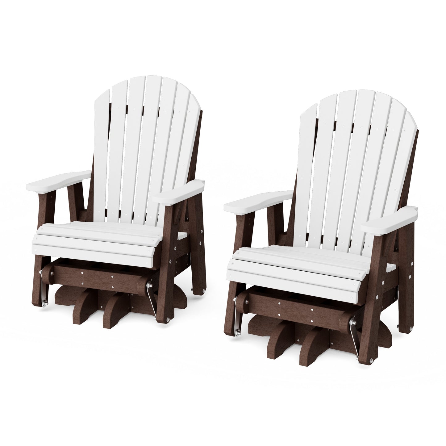 Heritage Adirondack Swivel Glider Chair Set of 2