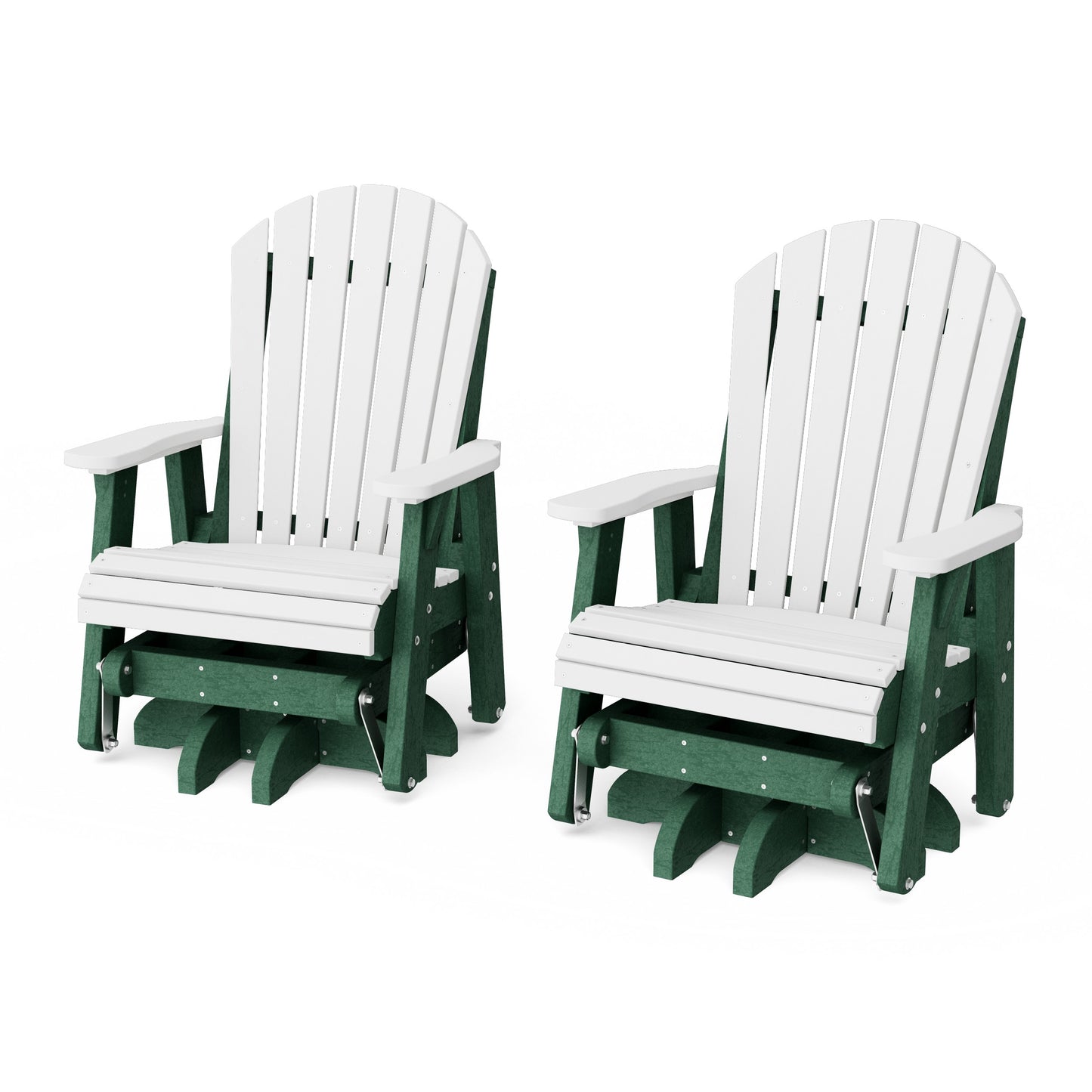 Heritage Adirondack Swivel Glider Chair Set of 2
