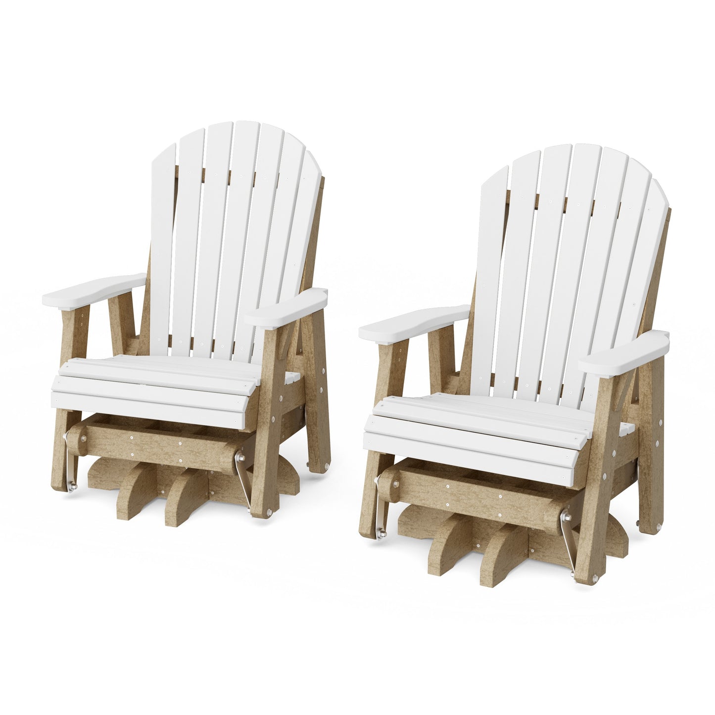 Heritage Adirondack Swivel Glider Chair Set of 2