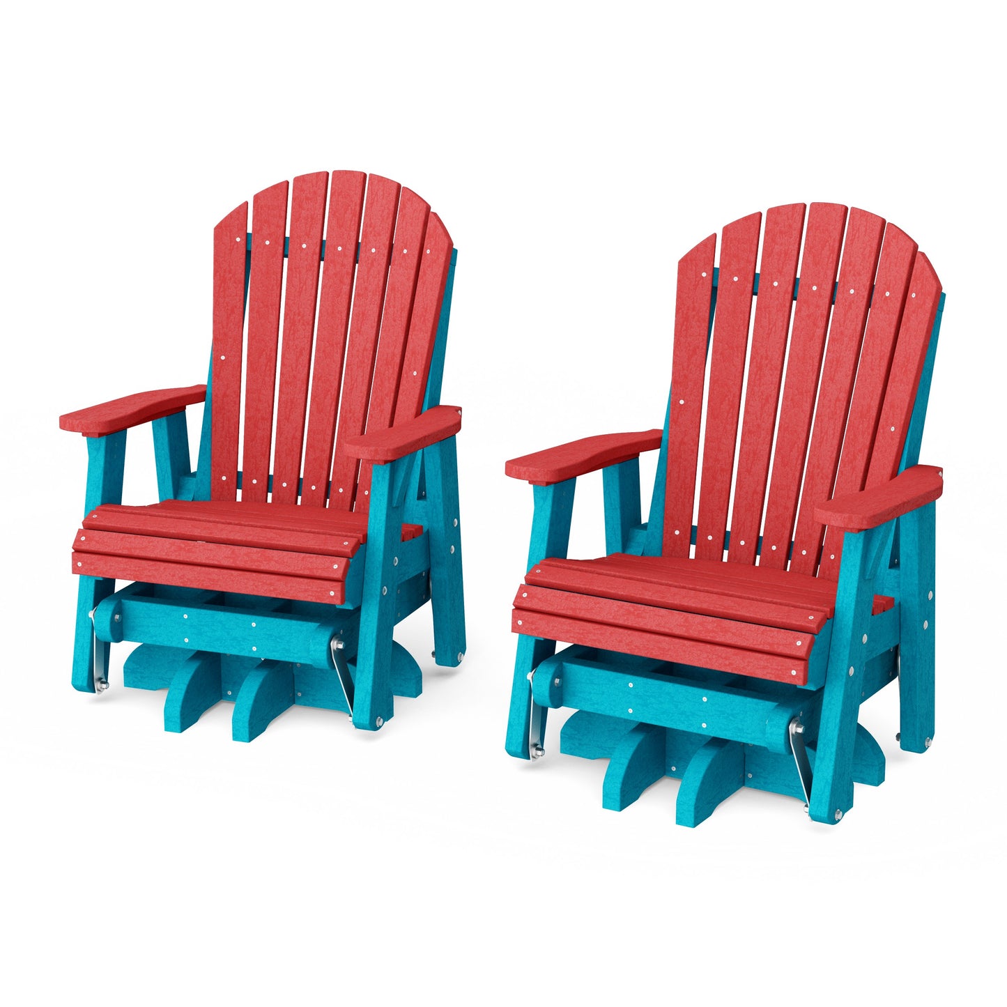 Heritage Adirondack Swivel Glider Chair Set of 2