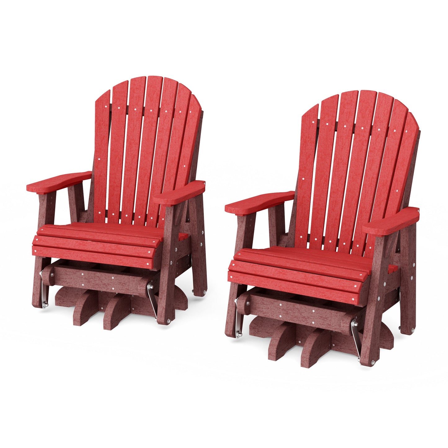 Heritage Adirondack Swivel Glider Chair Set of 2