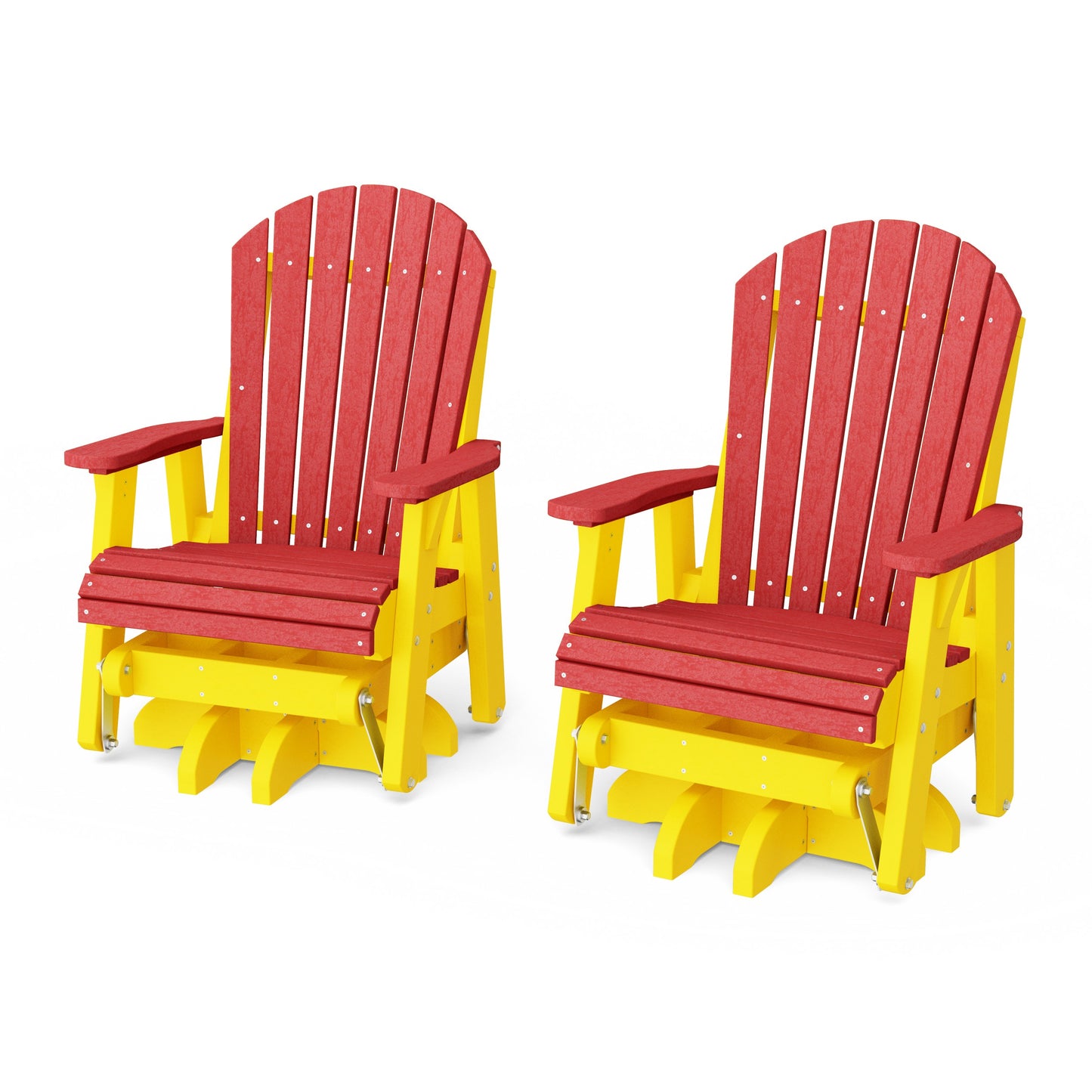 Heritage Adirondack Swivel Glider Chair Set of 2