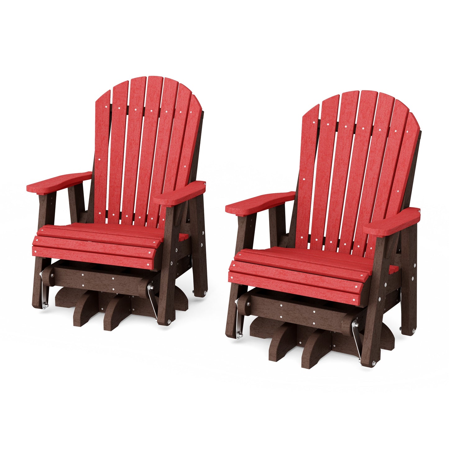 Heritage Adirondack Swivel Glider Chair Set of 2
