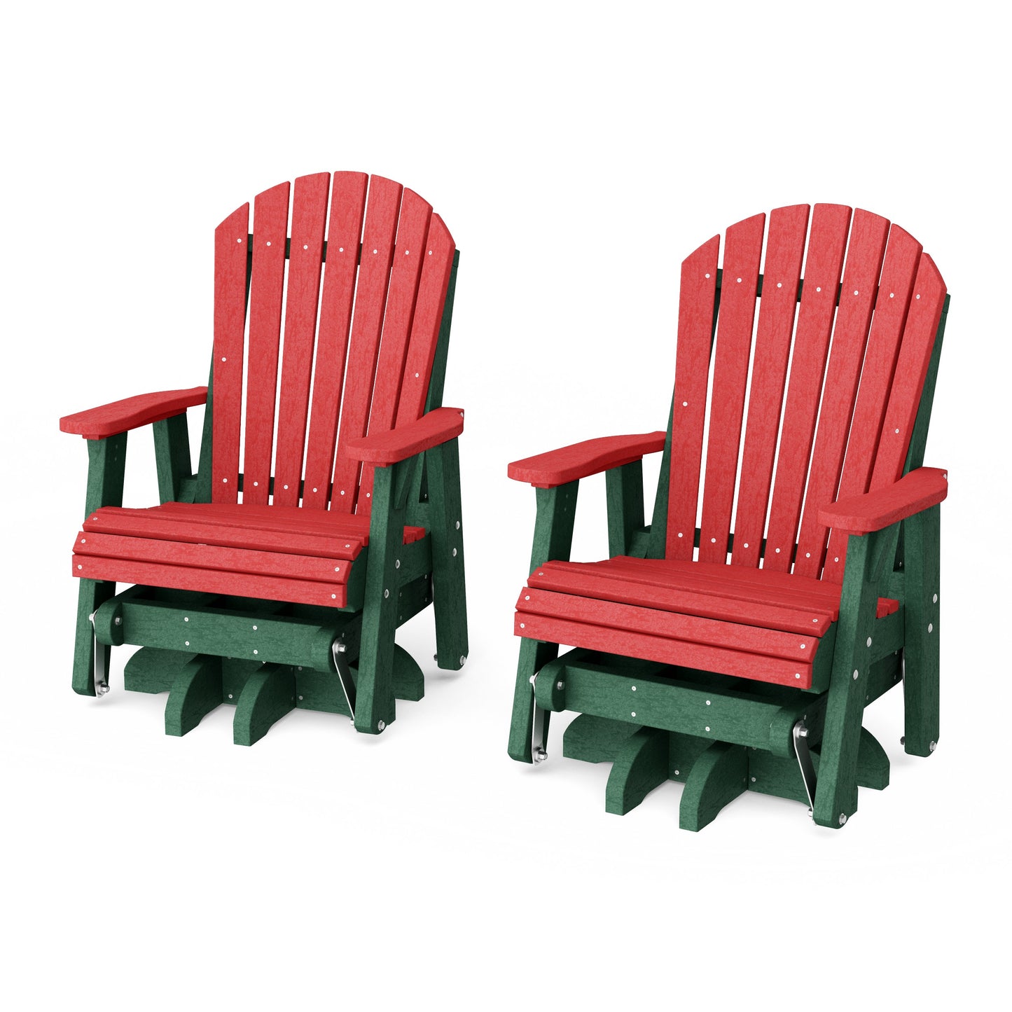 Heritage Adirondack Swivel Glider Chair Set of 2