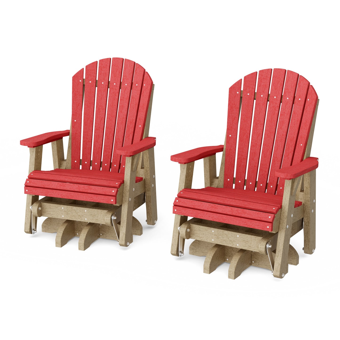 Heritage Adirondack Swivel Glider Chair Set of 2