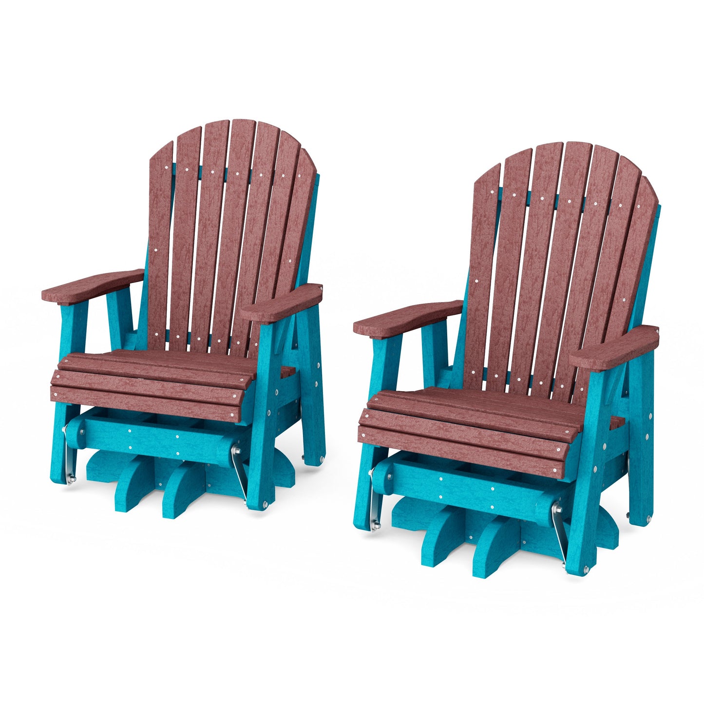 Heritage Adirondack Swivel Glider Chair Set of 2