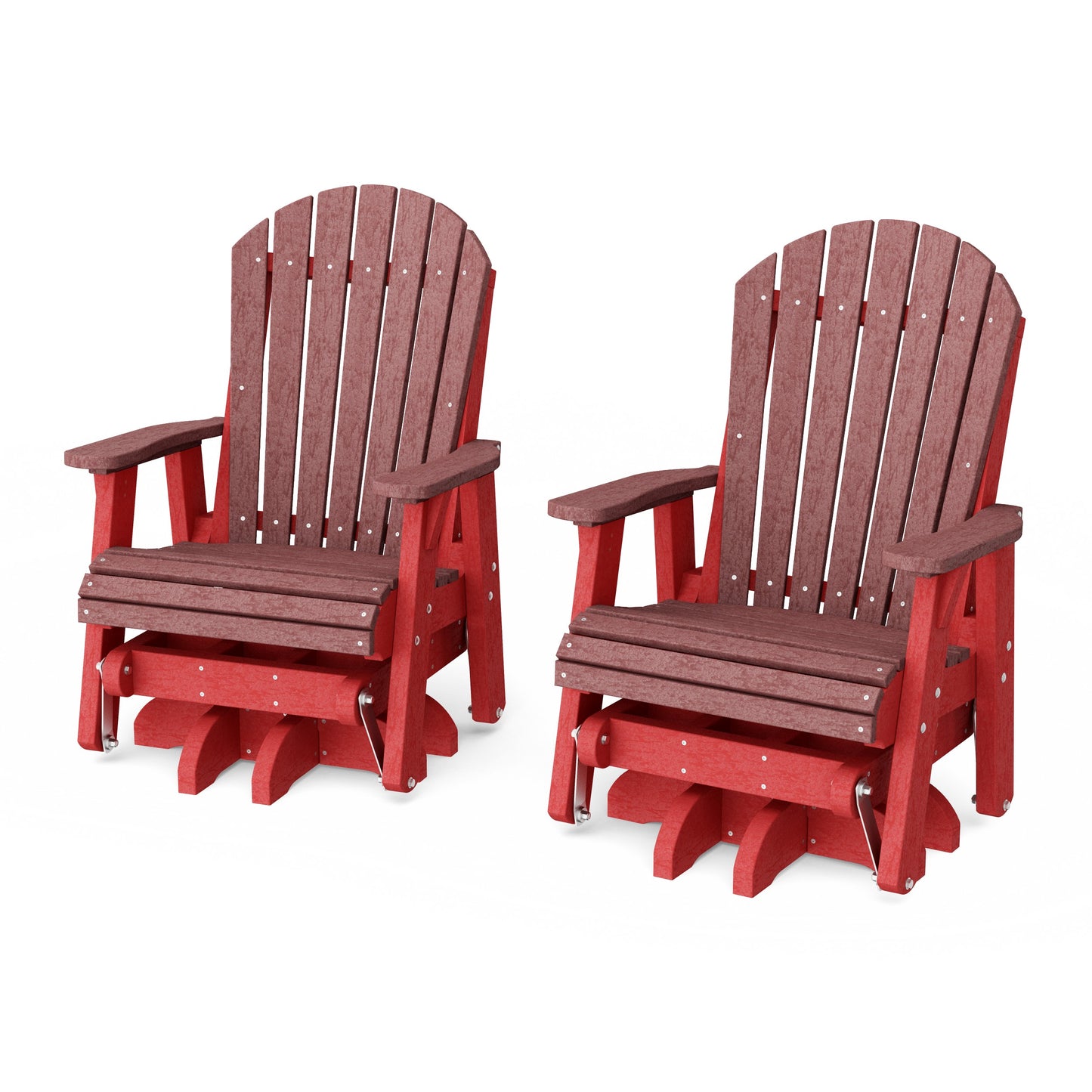 Heritage Adirondack Swivel Glider Chair Set of 2