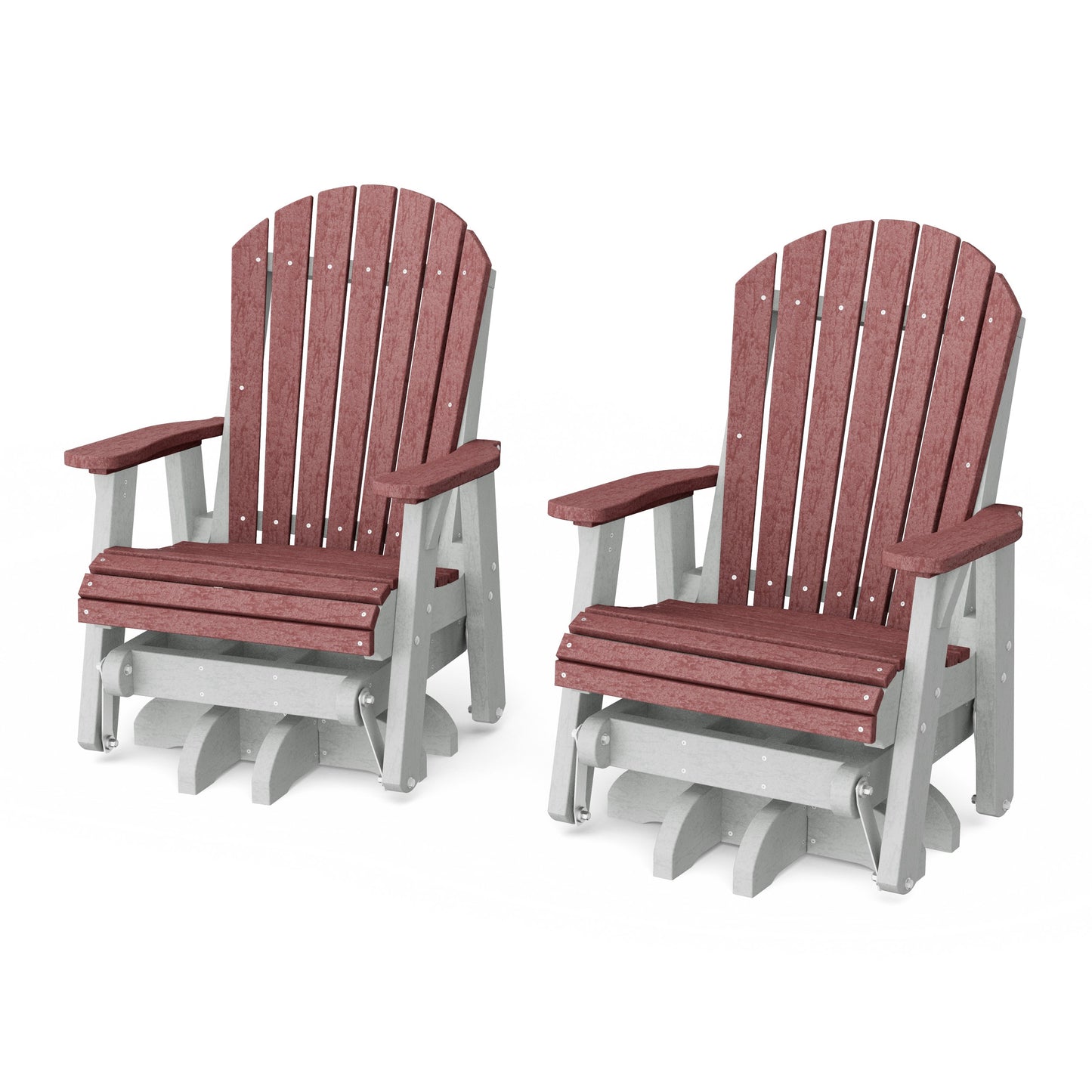 Heritage Adirondack Swivel Glider Chair Set of 2