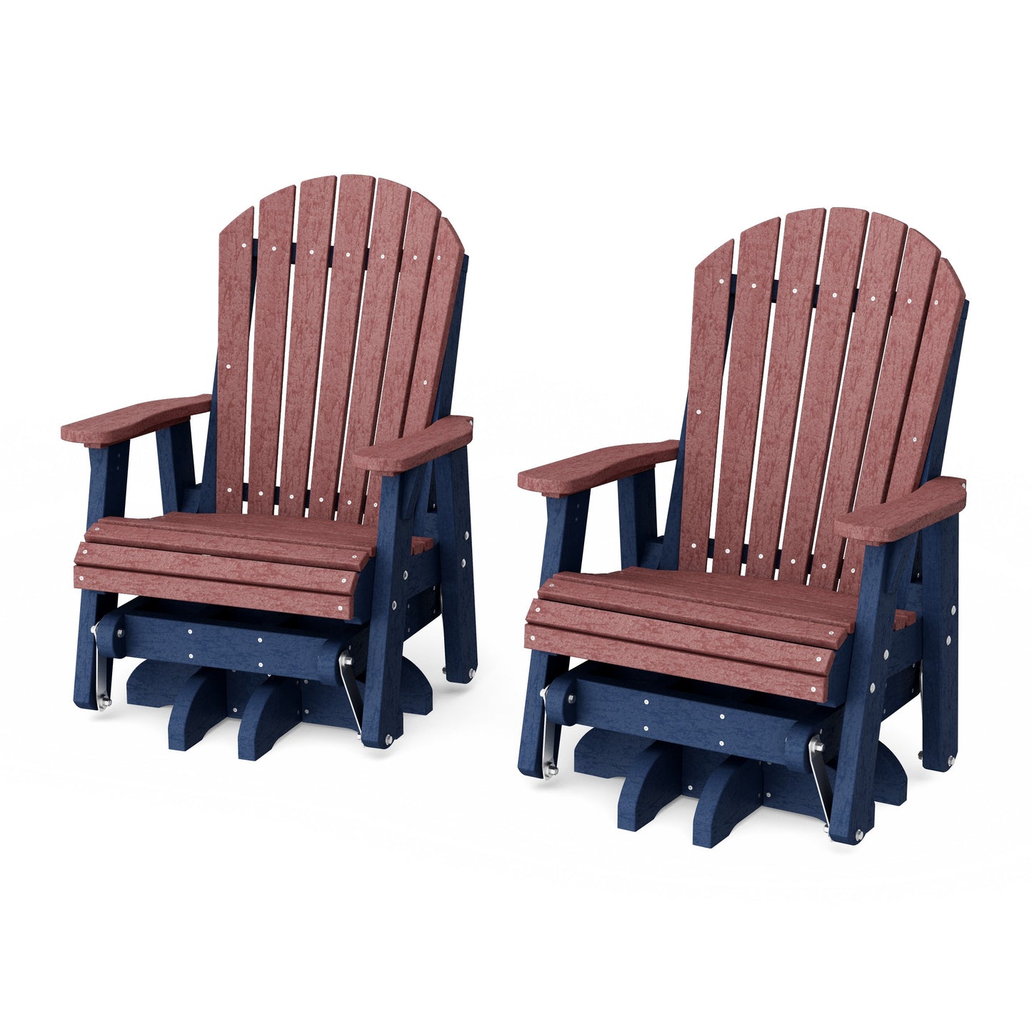Heritage Adirondack Swivel Glider Chair Set of 2