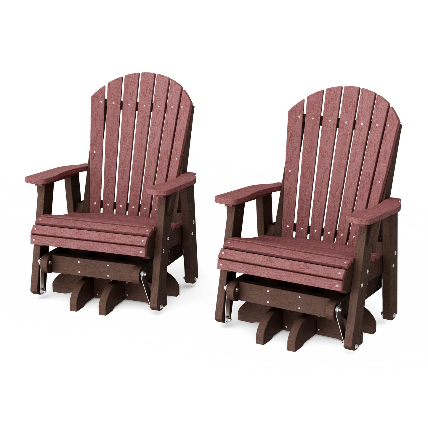 Heritage Adirondack Swivel Glider Chair Set of 2