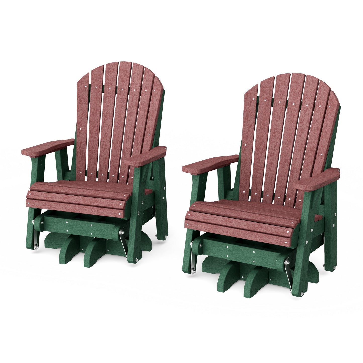Heritage Adirondack Swivel Glider Chair Set of 2