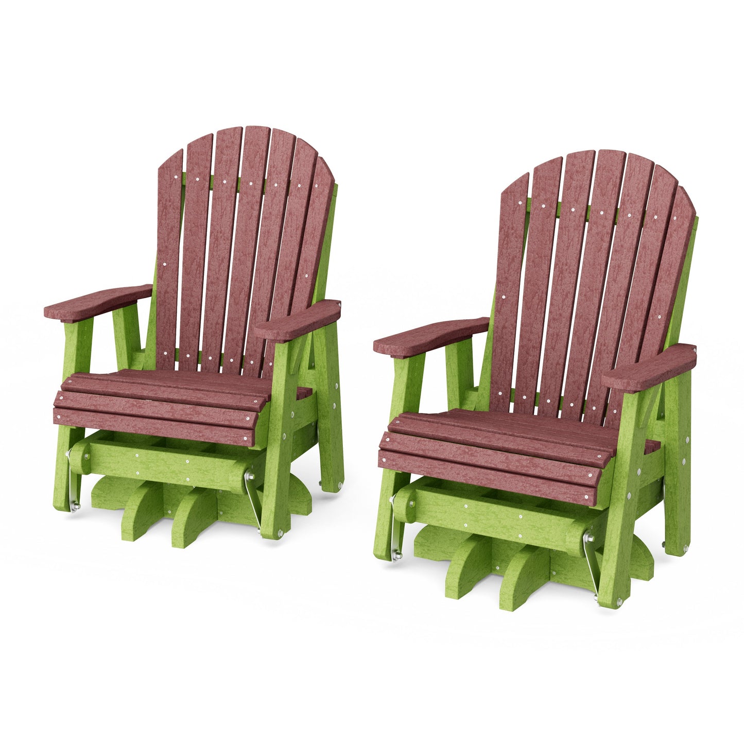Heritage Adirondack Swivel Glider Chair Set of 2