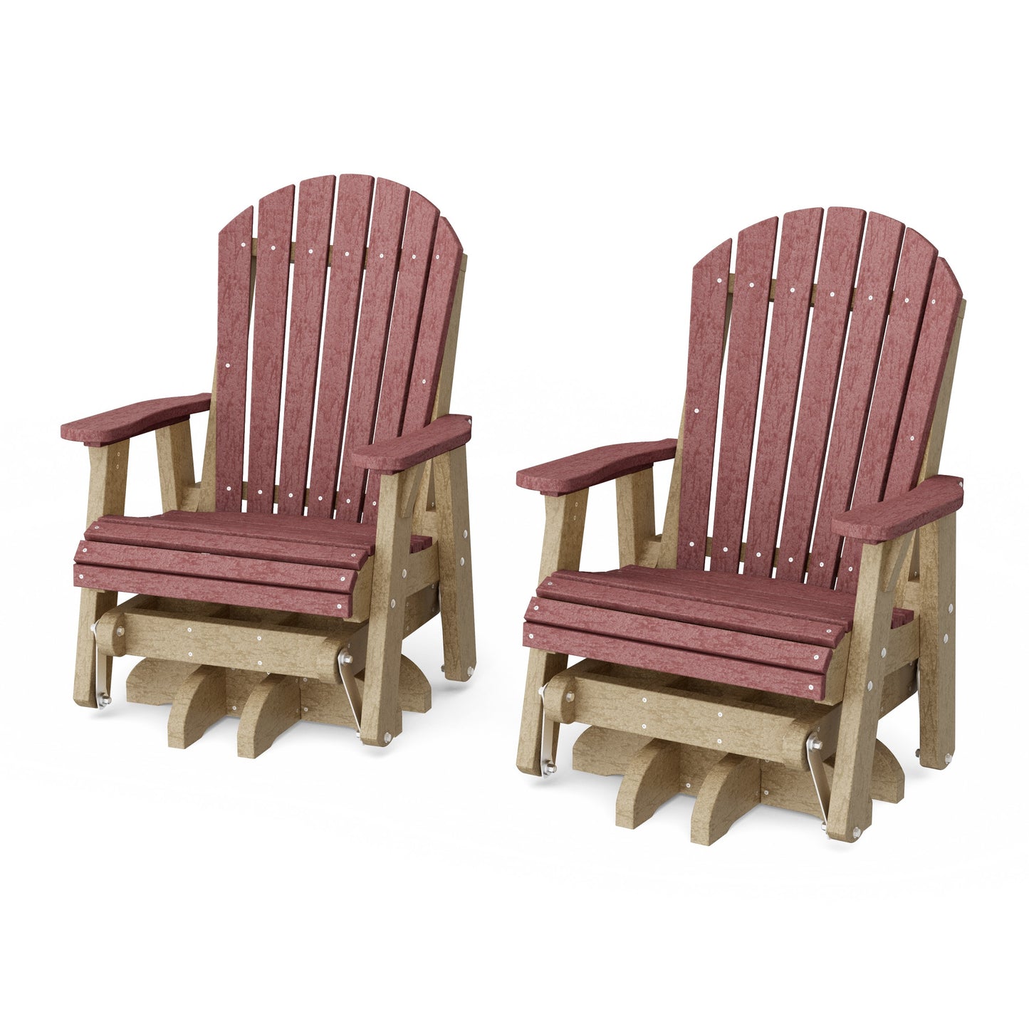 Heritage Adirondack Swivel Glider Chair Set of 2