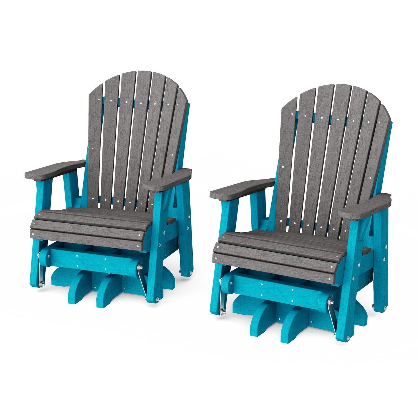 Heritage Adirondack Swivel Glider Chair Set of 2