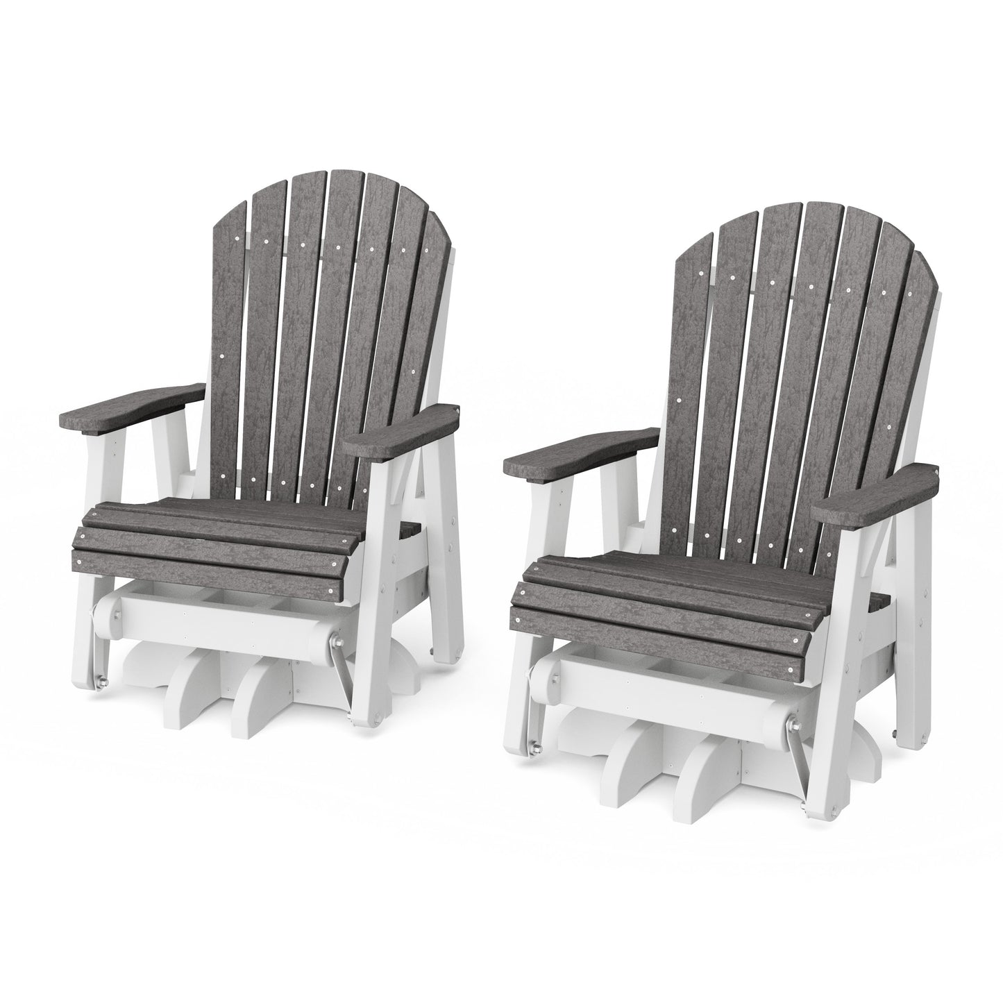 Heritage Adirondack Swivel Glider Chair Set of 2