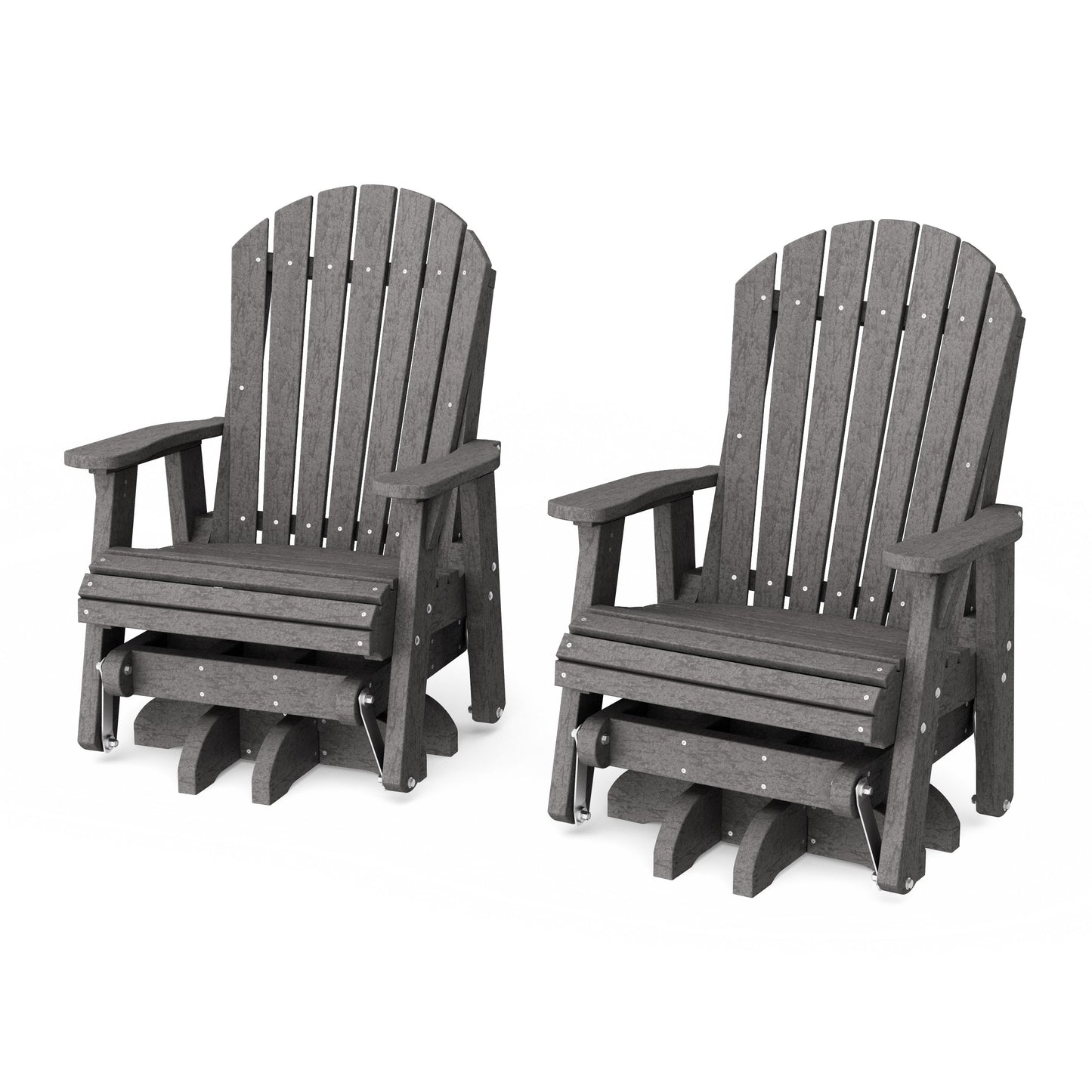 Heritage Adirondack Swivel Glider Chair Set of 2