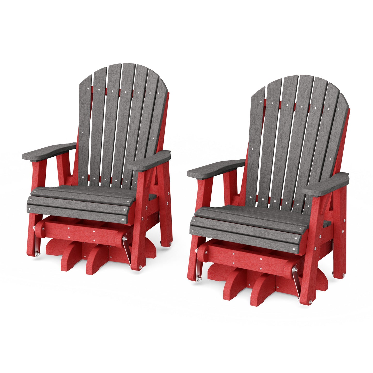 Heritage Adirondack Swivel Glider Chair Set of 2