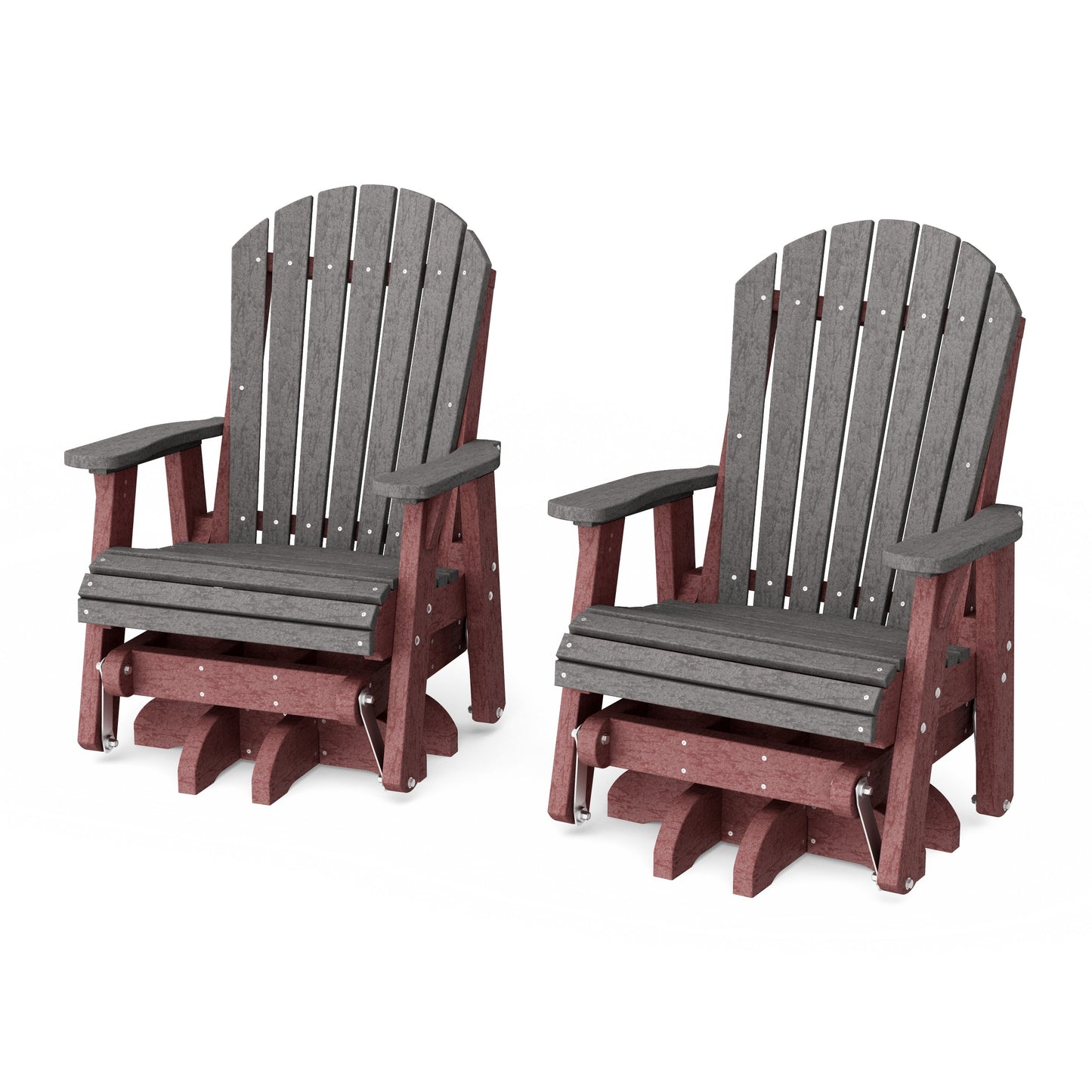 Heritage Adirondack Swivel Glider Chair Set of 2