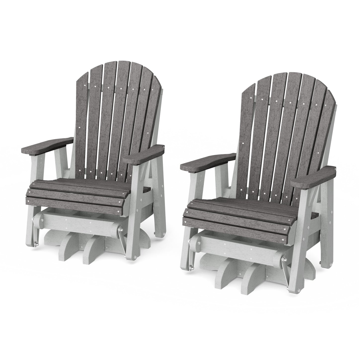 Heritage Adirondack Swivel Glider Chair Set of 2