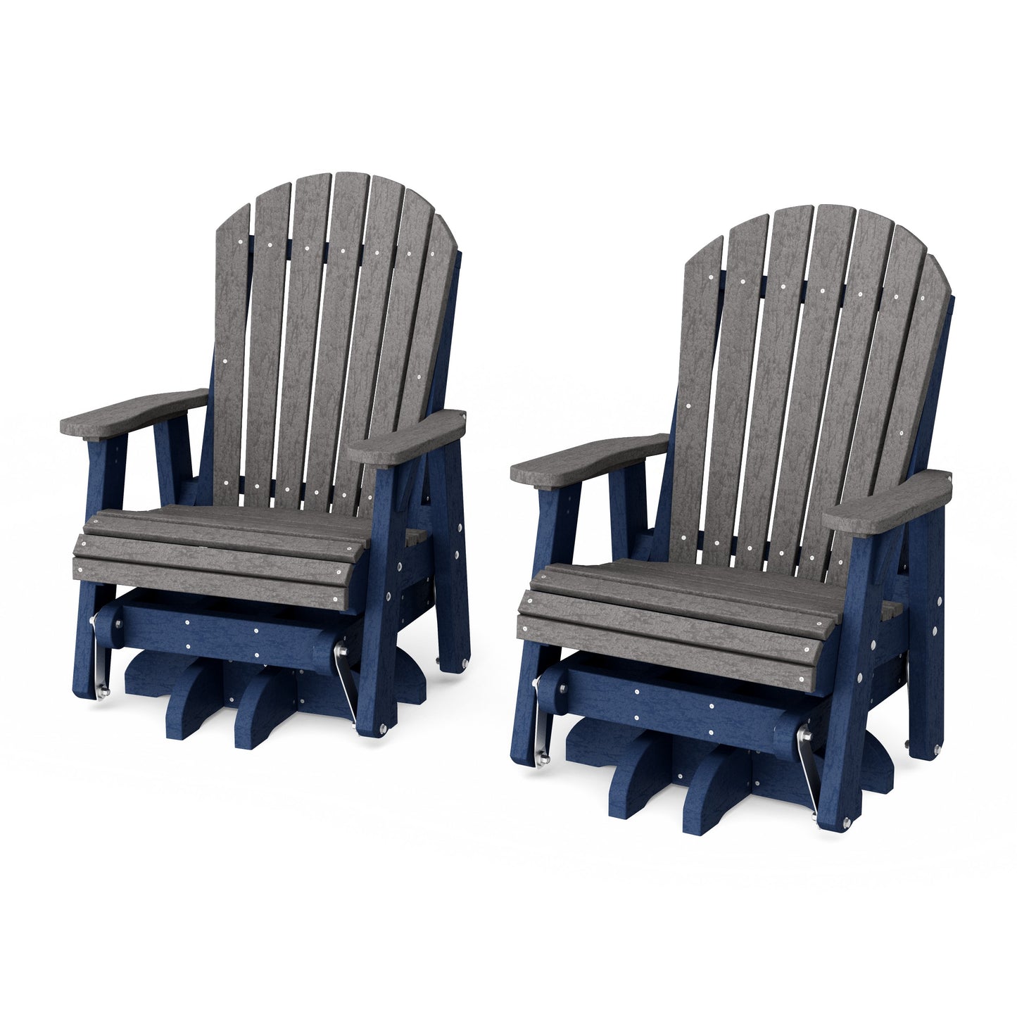 Heritage Adirondack Swivel Glider Chair Set of 2