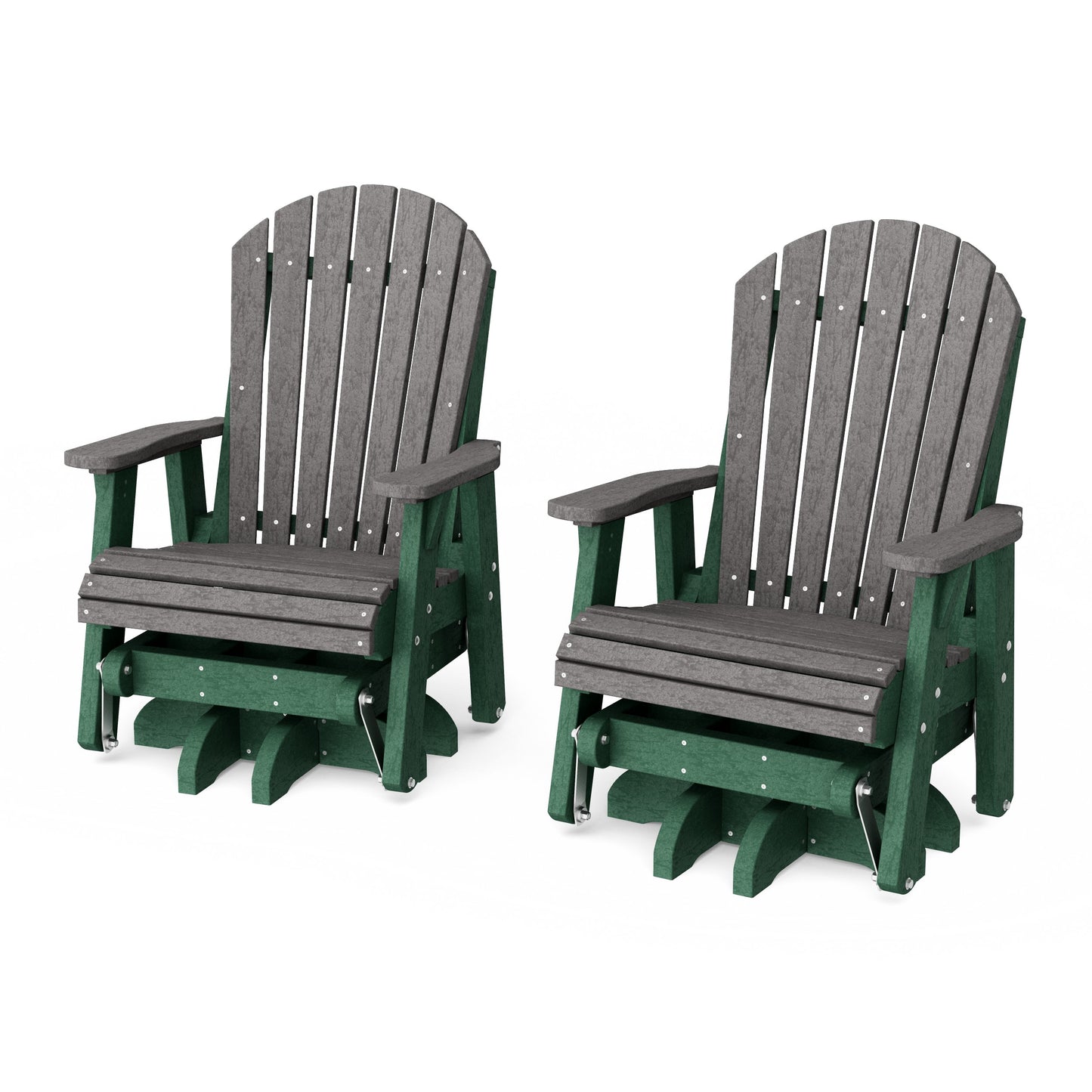 Heritage Adirondack Swivel Glider Chair Set of 2
