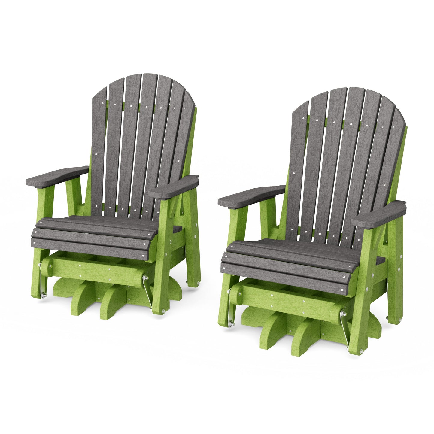 Heritage Adirondack Swivel Glider Chair Set of 2