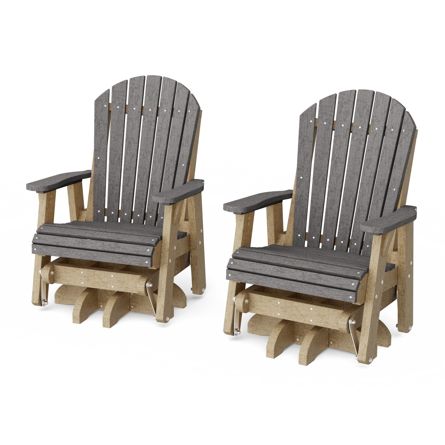 Heritage Adirondack Swivel Glider Chair Set of 2