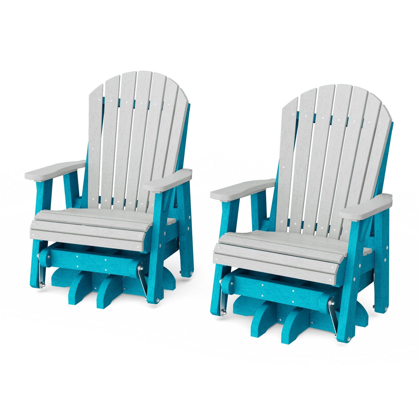 Heritage Adirondack Swivel Glider Chair Set of 2