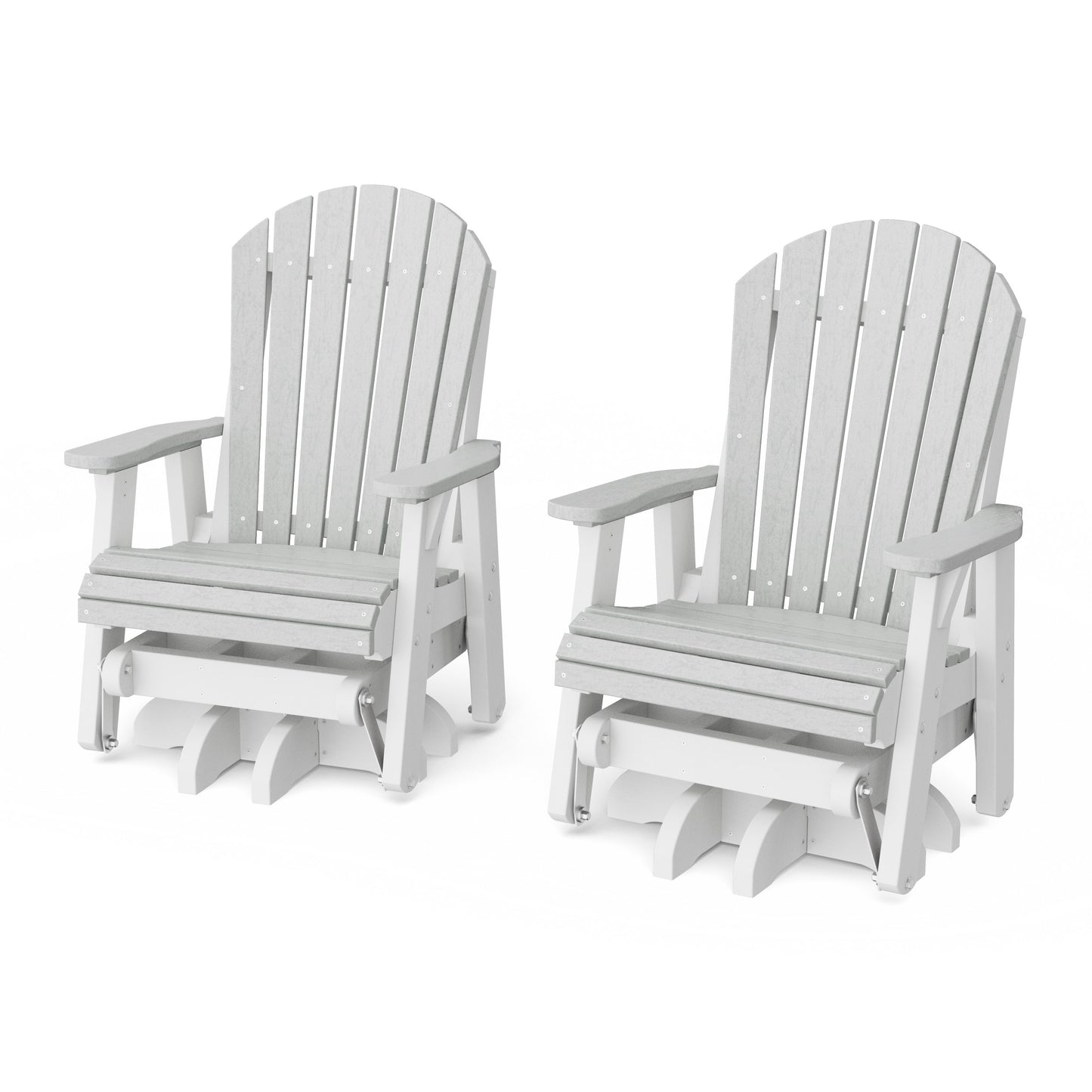 Heritage Adirondack Swivel Glider Chair Set of 2