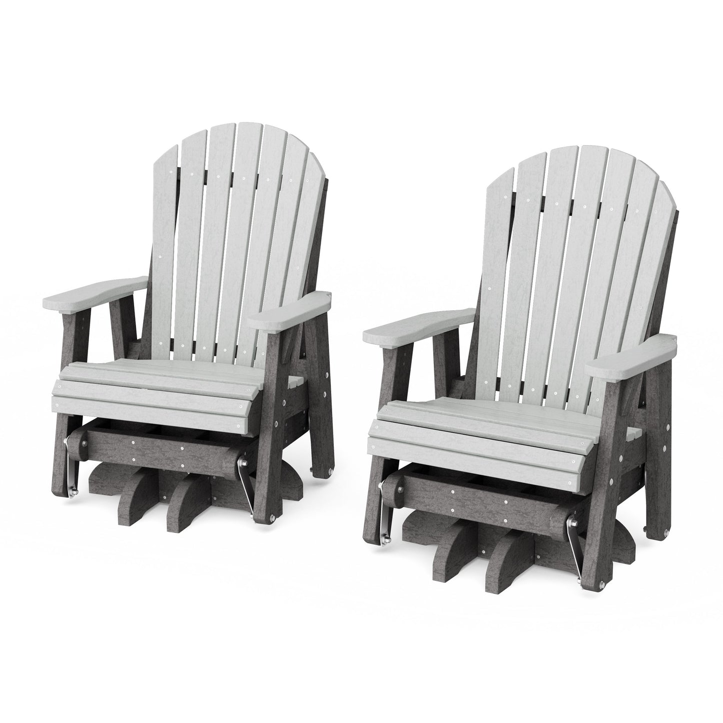 Heritage Adirondack Swivel Glider Chair Set of 2