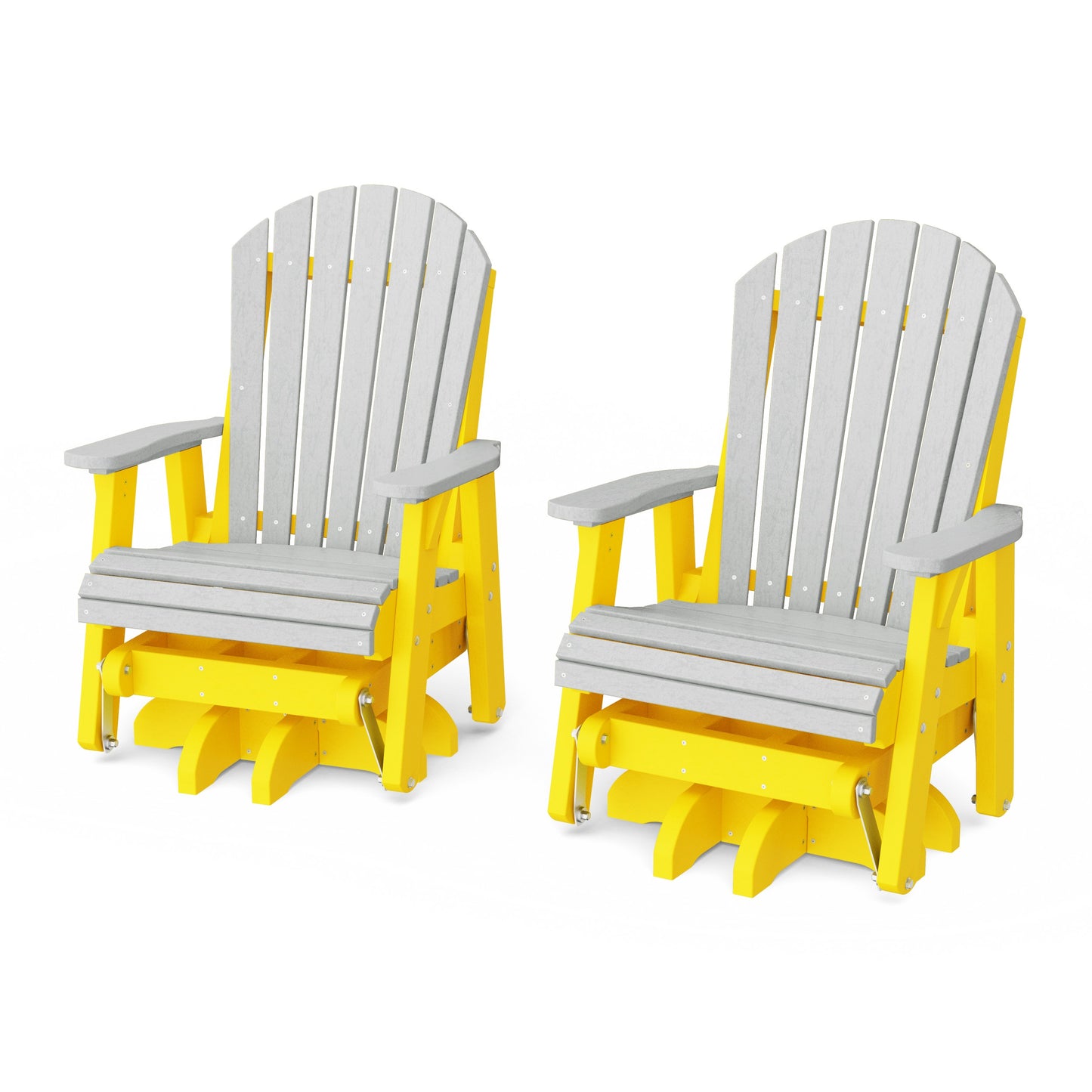 Heritage Adirondack Swivel Glider Chair Set of 2