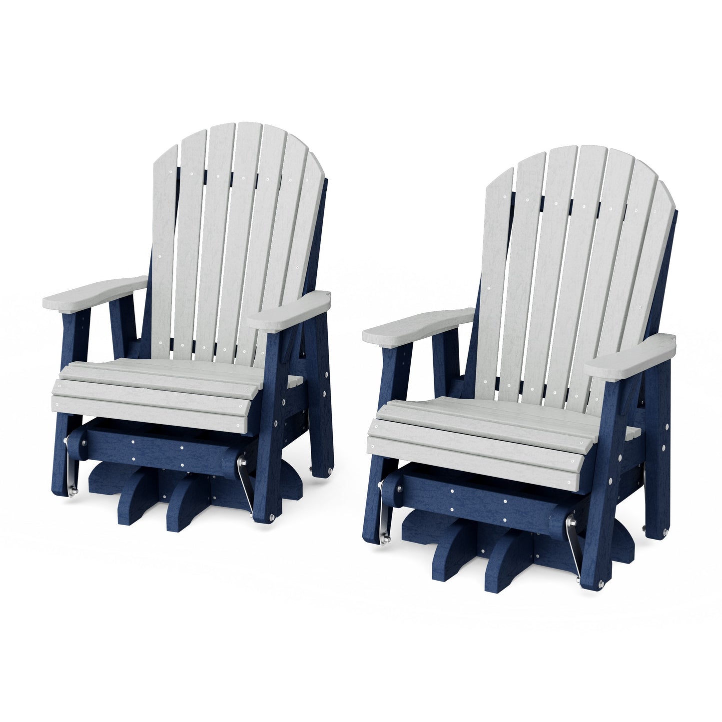 Heritage Adirondack Swivel Glider Chair Set of 2