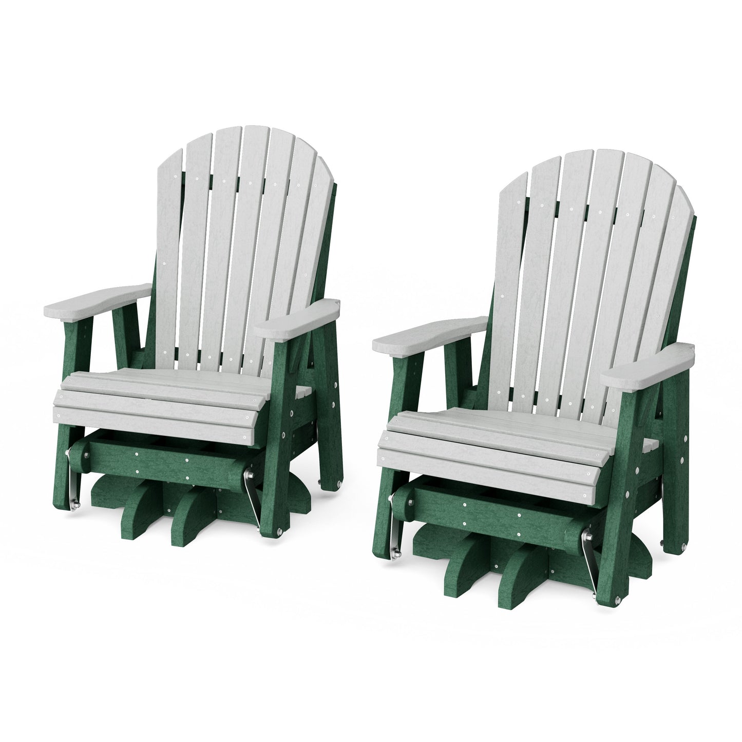 Heritage Adirondack Swivel Glider Chair Set of 2