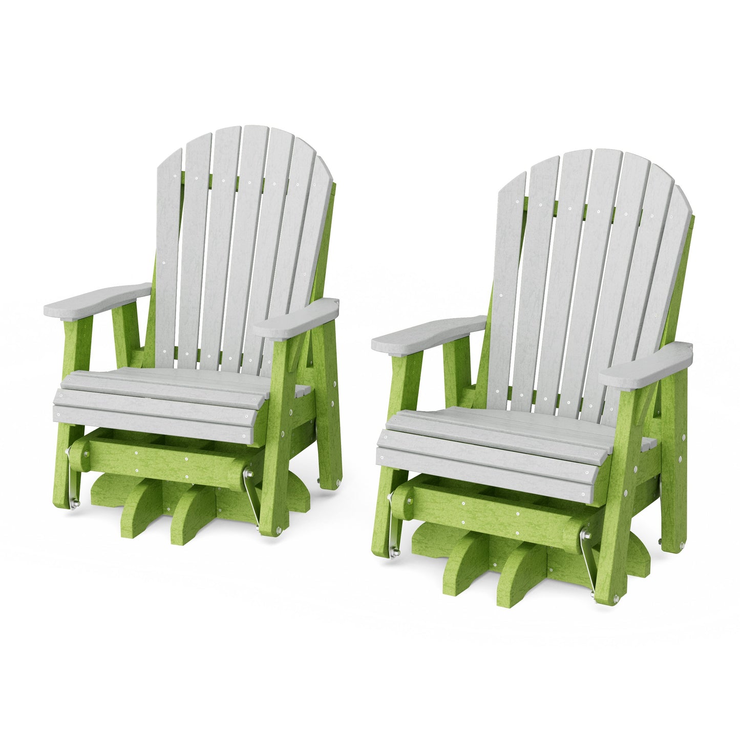 Heritage Adirondack Swivel Glider Chair Set of 2