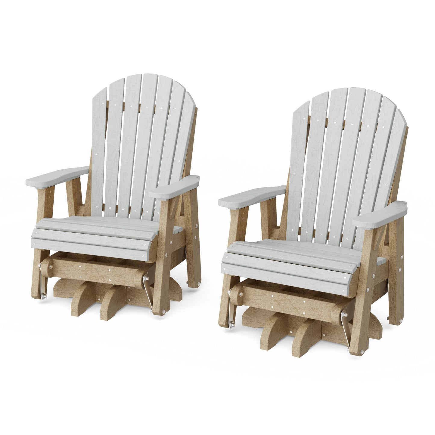 Heritage Adirondack Swivel Glider Chair Set of 2