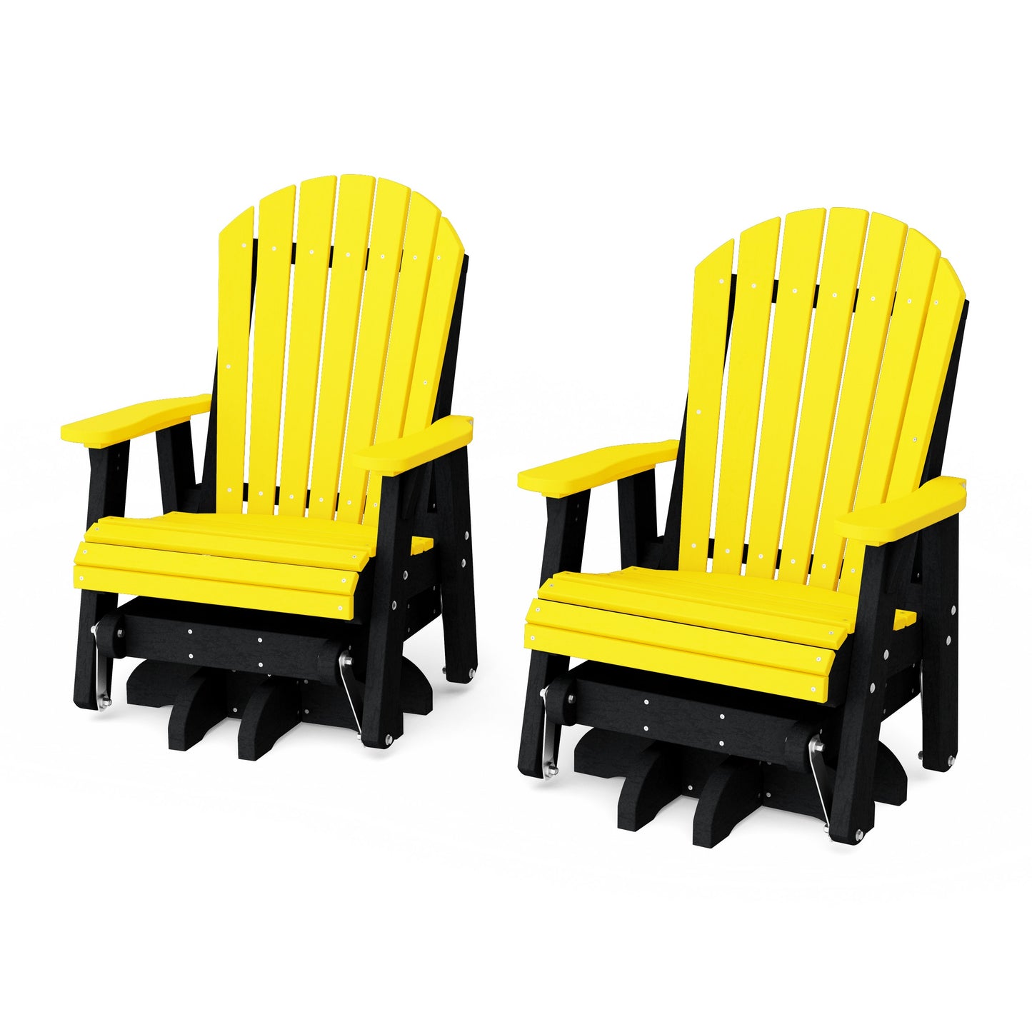 Heritage Adirondack Swivel Glider Chair Set of 2