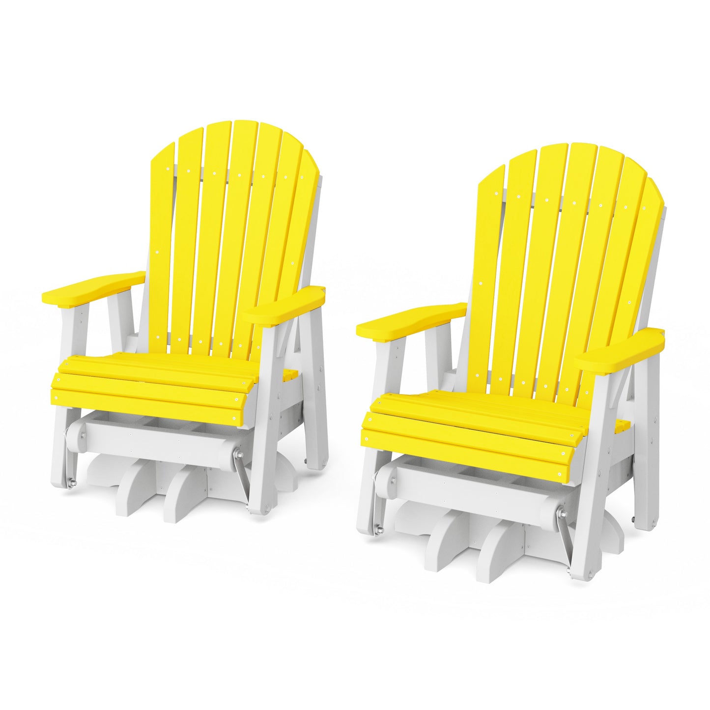 Heritage Adirondack Swivel Glider Chair Set of 2